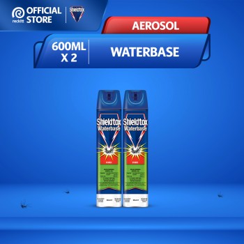 Shieldtox Waterbase Aerosol 600ml x2 (Value Pack)
